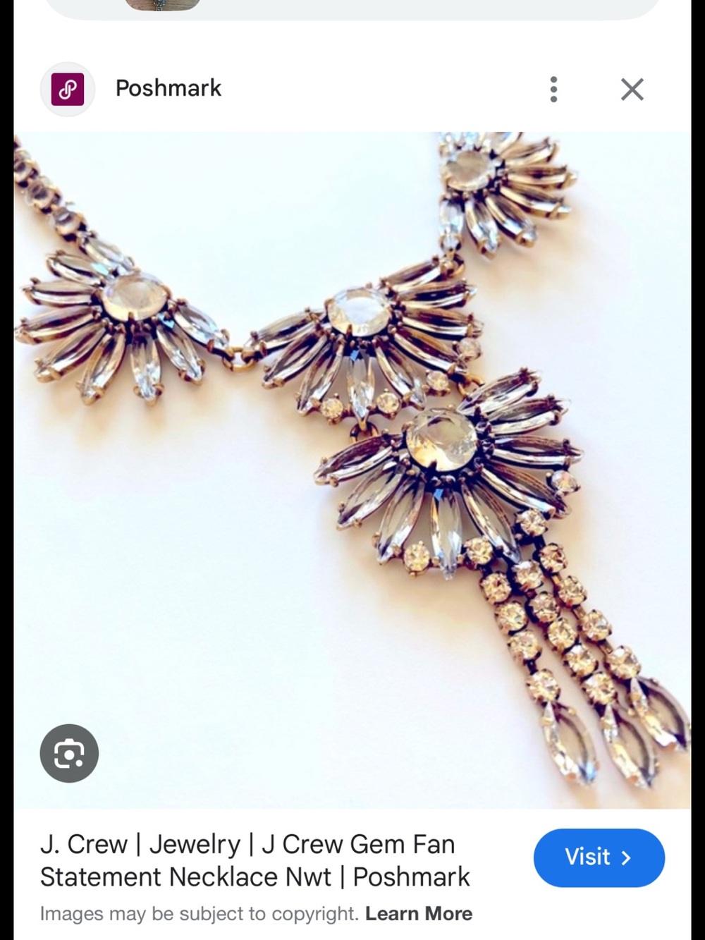J Crew Statement Necklace